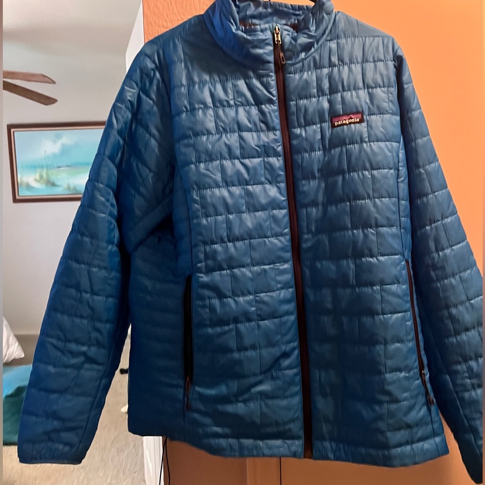 Patagonia Teal Quilted Jacket